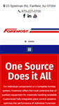 Mobile Screenshot of foremostmachine.com